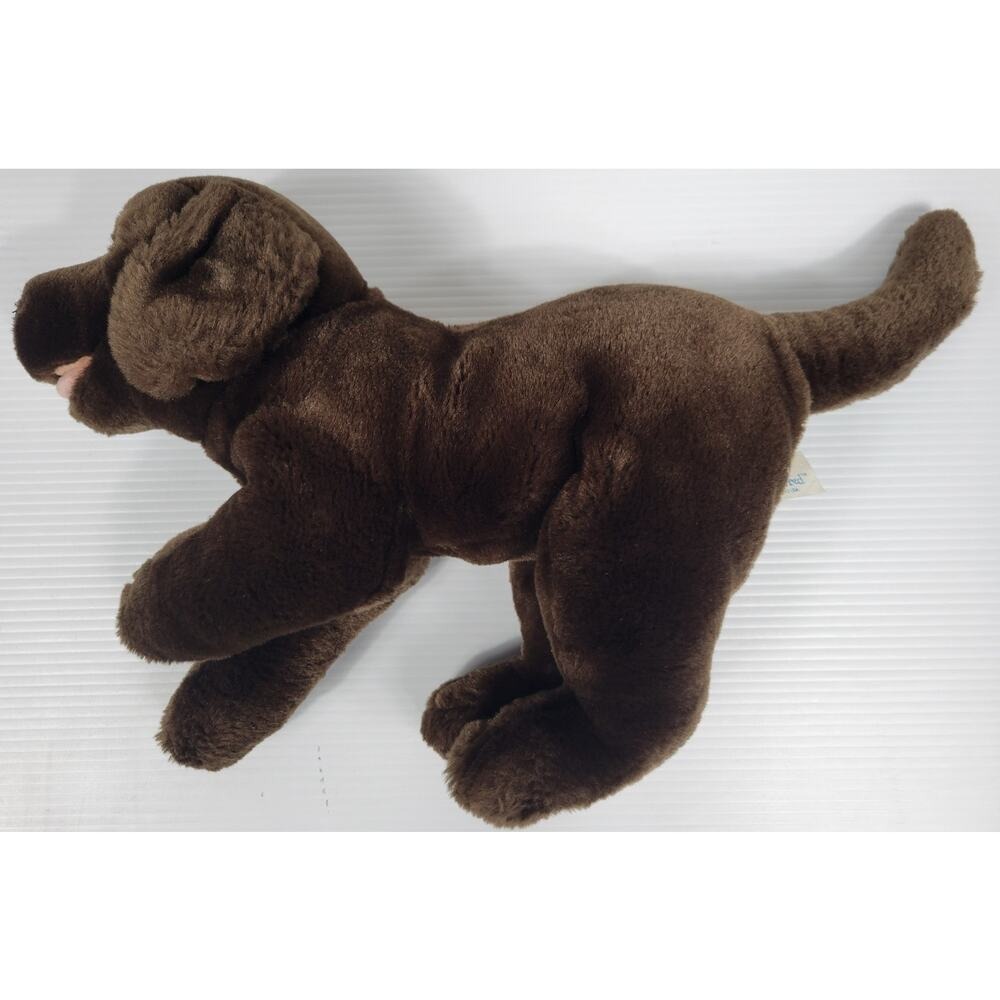 RARE Vintage Preferred Kids Chocolate Lab Plush Dog Stuffed Animal Toys R Us‎